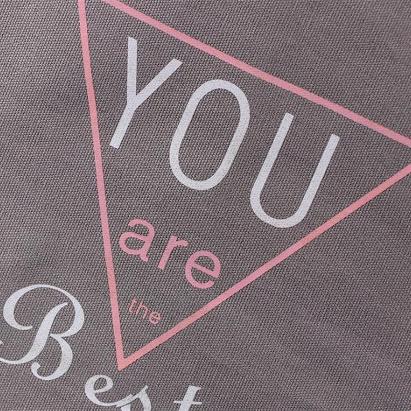 Fashion recycled cotton canvas tote Printing bags shoulder shopping bag