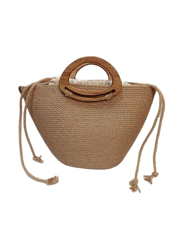 Adults Shopping Bag Lifestyle Accessories natural Jute 100% Eco Friendly Handbag Wholesale Custom Storage Bag Reasonable price