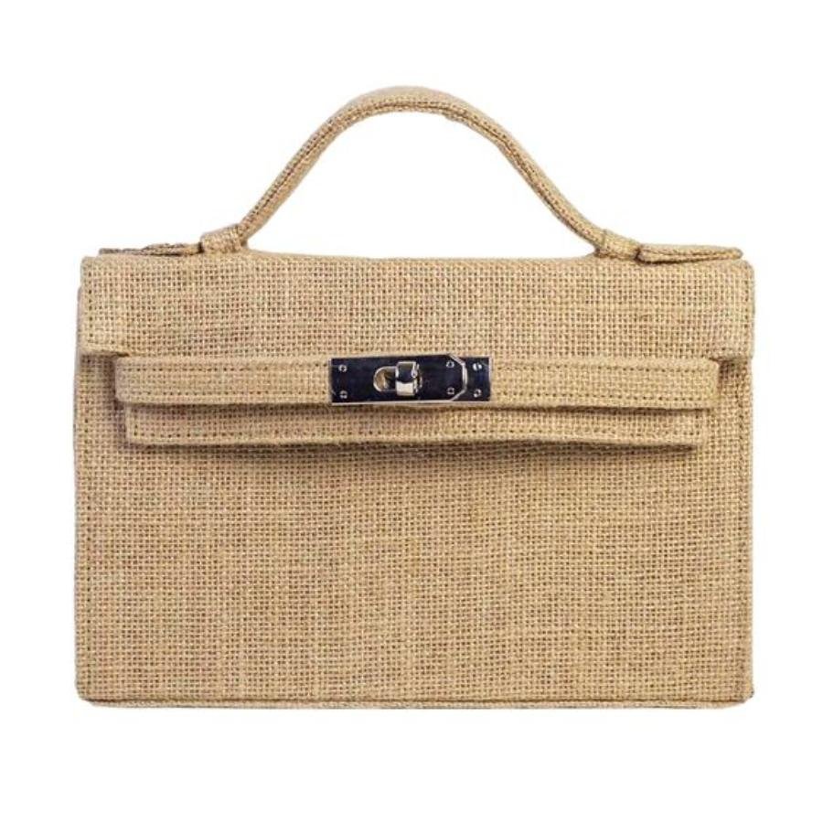 Adults Shopping Bag Lifestyle Accessories natural Jute 100% Eco Friendly Handbag Wholesale Custom Storage Bag Reasonable price