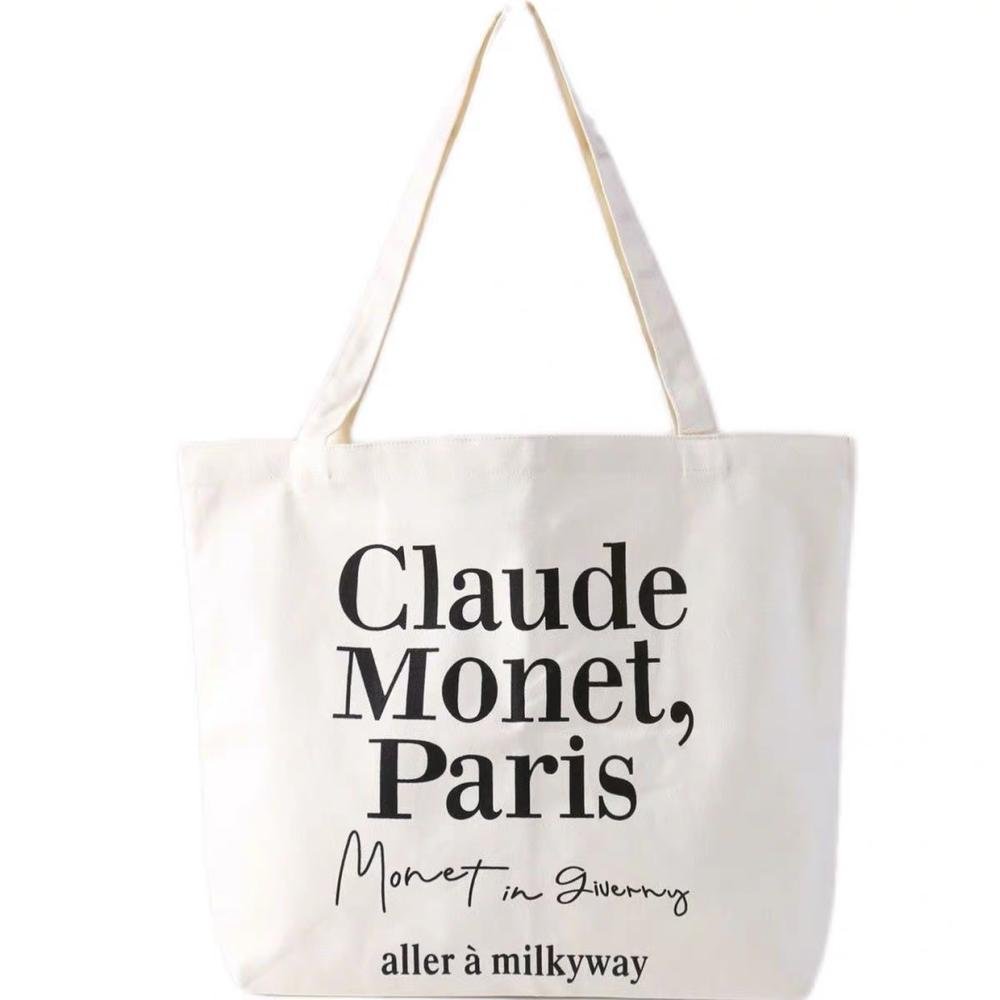 Plain Eco friendly thick canvas sturdy bag personalized cotton gift shopping custom logo tote canvas bag for girl