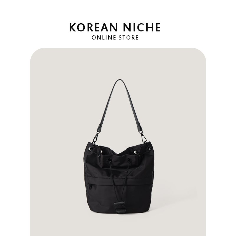 Nylon Material Soft Large Capacity Handbag Shoulder Shopping Tote Bag With Design Shopping Bags Women Shoulder