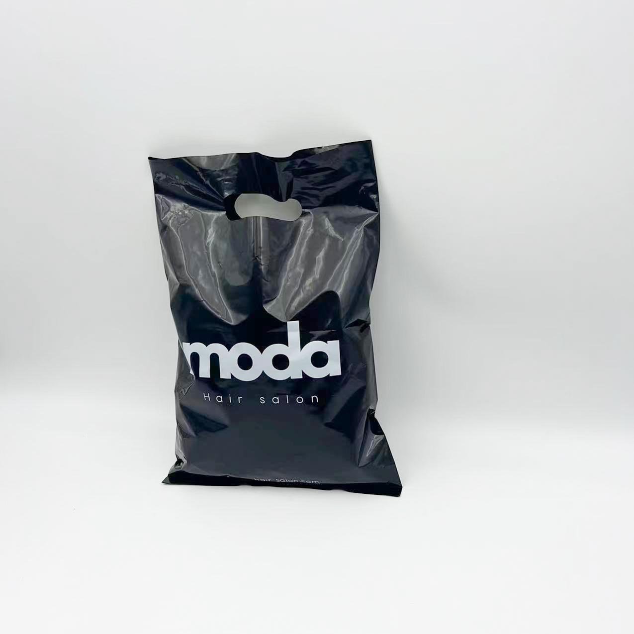 Wholesales Biodegradable Compostable Plastic Customised Shopping Bags Die Cut Handle Bags For Clothing