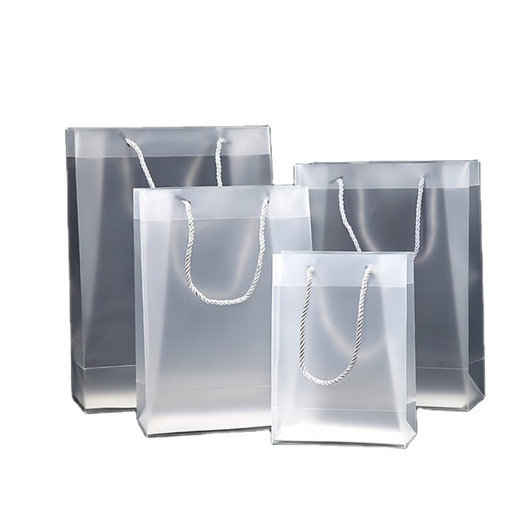 Wholesale hot sale 100% biodegradable custom transparent high quality plastic pvc clear gift bag