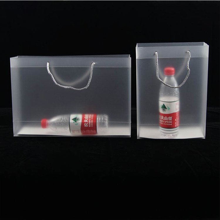 Wholesale hot sale 100% biodegradable custom transparent high quality plastic pvc clear gift bag