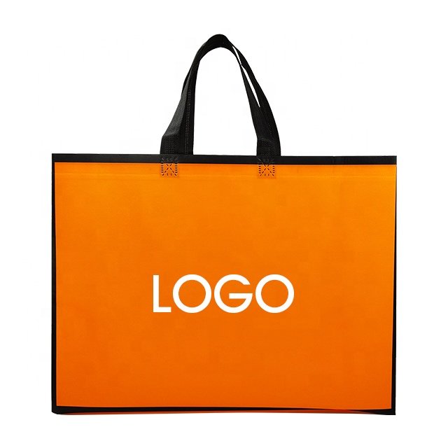 OEM/ODM eco friendly RPET non woven grocery tote fabric shopping bag custom laminated nonwoven
