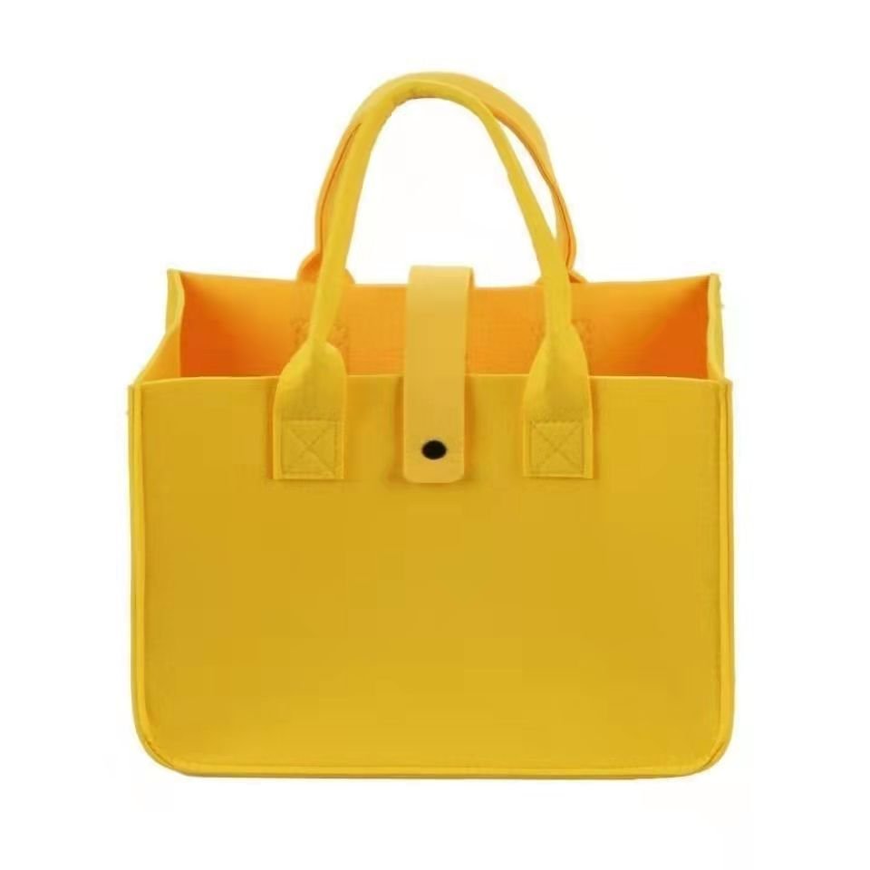Felt Bags With Customized Logo Large Shopping Bag Felt Tote For Party Recycled Felt Tote Bag
