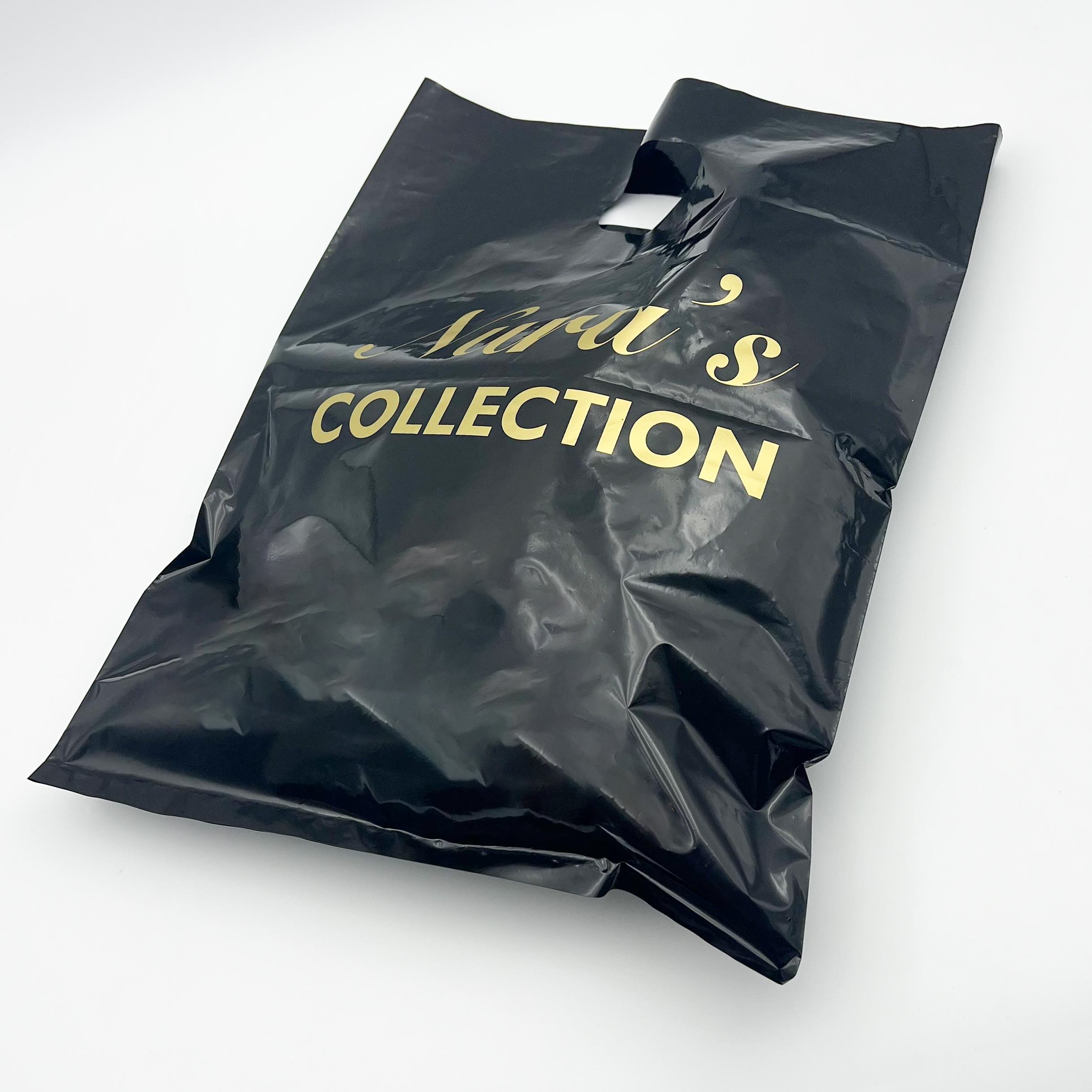 Custom Logo Die Cut Plastic Bag Plastic Roll Shopping Bags Wholesale Plastic Packaging Bag For Clothing
