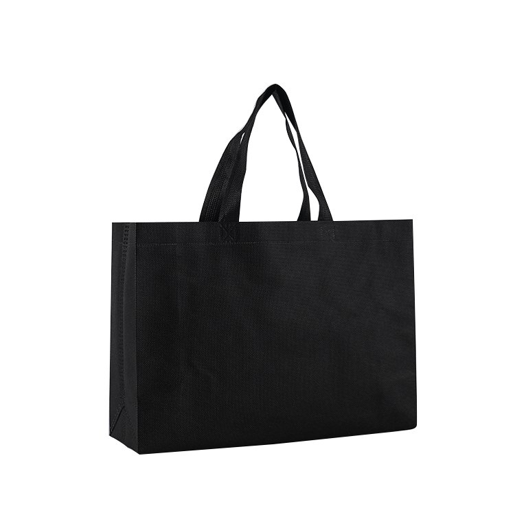 Stock Promotional Colored Custom Plaid Eco Reusable Tote Ultrasonic Non Woven Shopping Bag