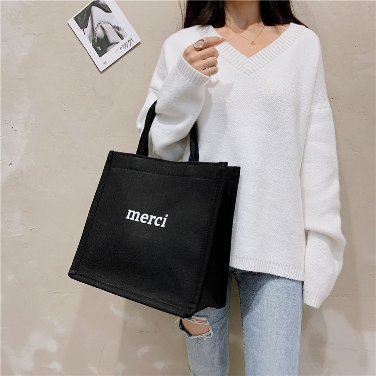 Wholesale OEM Custom Logo Shopping Bag Canvas Messenger Bag Cotton Tote Gifts Bag