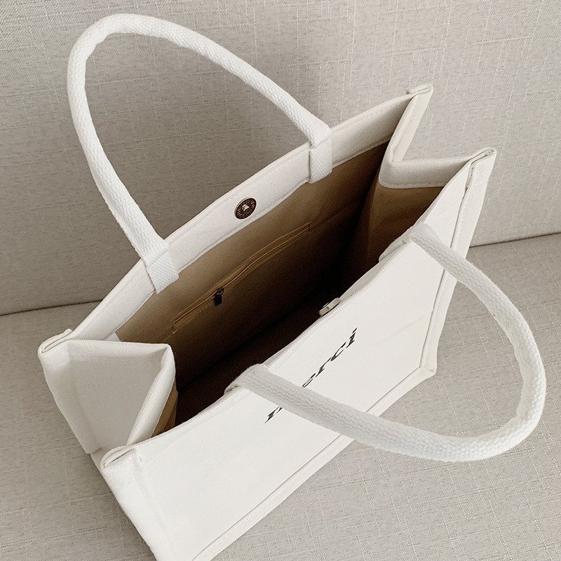 Wholesale OEM Custom Logo Shopping Bag Canvas Messenger Bag Cotton Tote Gifts Bag