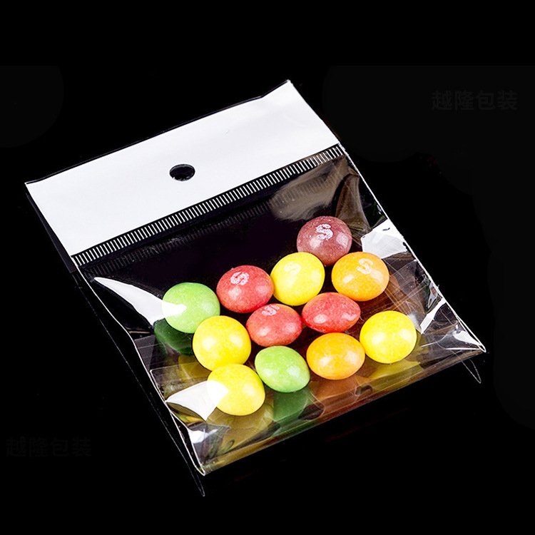 High Quality Clear Resealable Glue Tape Plastic Storage Bags Cellophane Bag For Underwear Socks Clothing Packaging