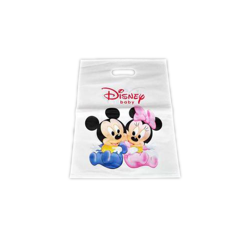 Bio degradable die cut large plastic bags with own logo Custom printing heavy duty retail shopping