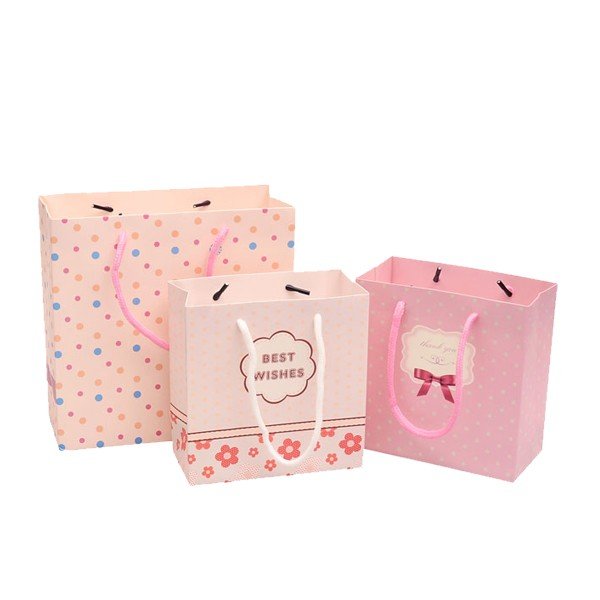 Wholesale Custom Printed Brand Logo Design Promotion Luxury Clothing Retail Gift Shopping Jewellery Paper Bag With Handle