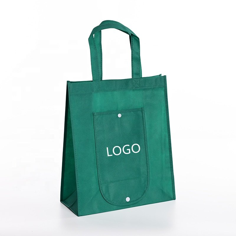 Wholesale Custom Folding Shopper bags pp non woven Reusable shopping bag Foldable