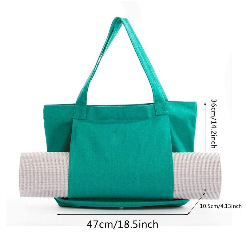 Popular Brands Hot Sale Outdoor Canvas Yoga Storage Shopping Bag Custom Single Shoulder Gym Yoga Mat Storage Shopping Bag