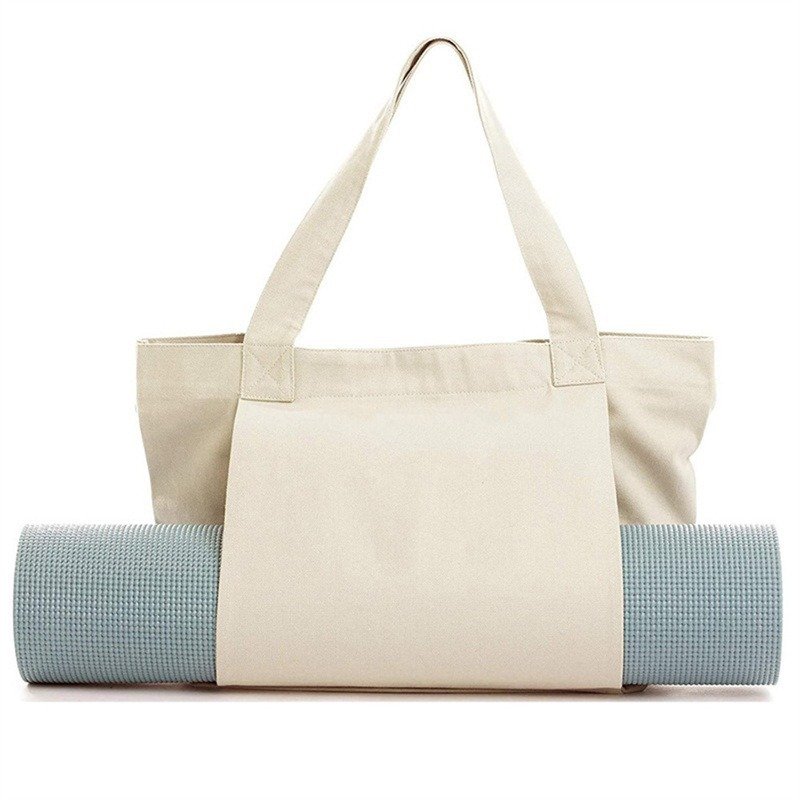 Popular Brands Hot Sale Outdoor Canvas Yoga Storage Shopping Bag Custom Single Shoulder Gym Yoga Mat Storage Shopping Bag