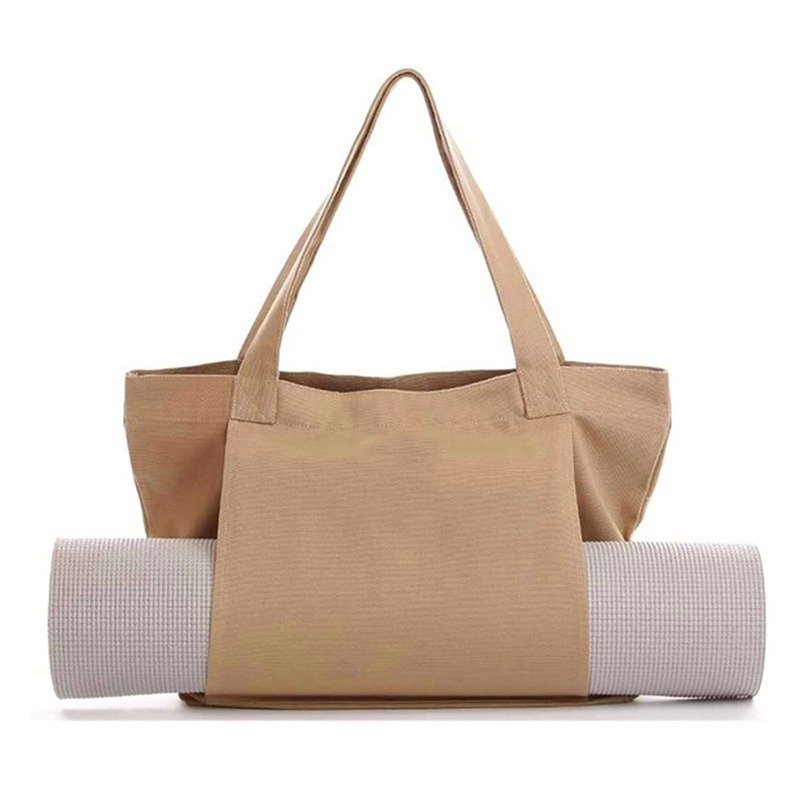 Popular Brands Hot Sale Outdoor Canvas Yoga Storage Shopping Bag Custom Single Shoulder Gym Yoga Mat Storage Shopping Bag