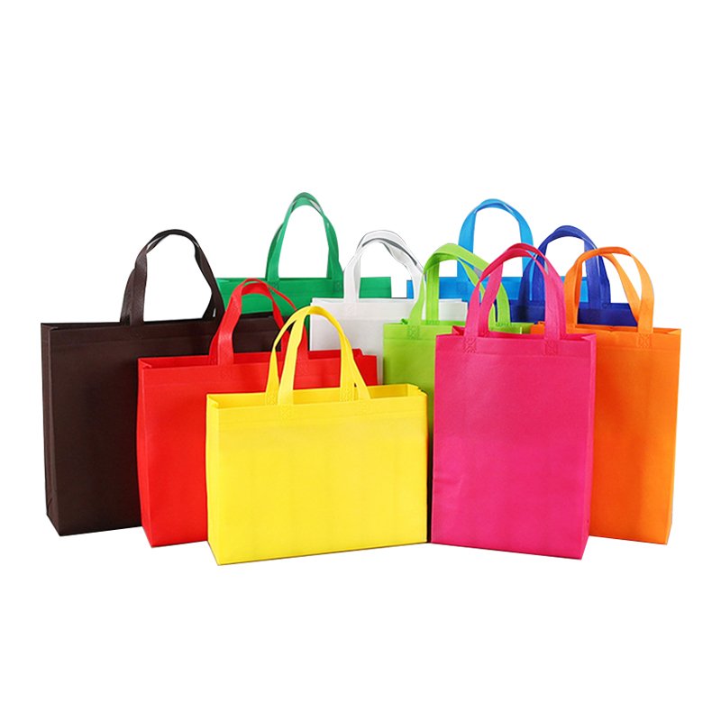 Waterproof Moq 500pcs Non-woven Tnt Shopping Bag Nonwoven Bolas Carry Bag Stock Custom Logo Non Woven Bag
