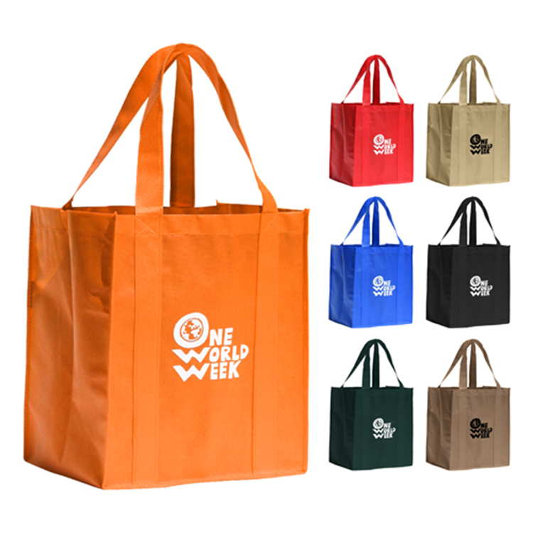 Waterproof Moq 500pcs Non-woven Tnt Shopping Bag Nonwoven Bolas Carry Bag Stock Custom Logo Non Woven Bag