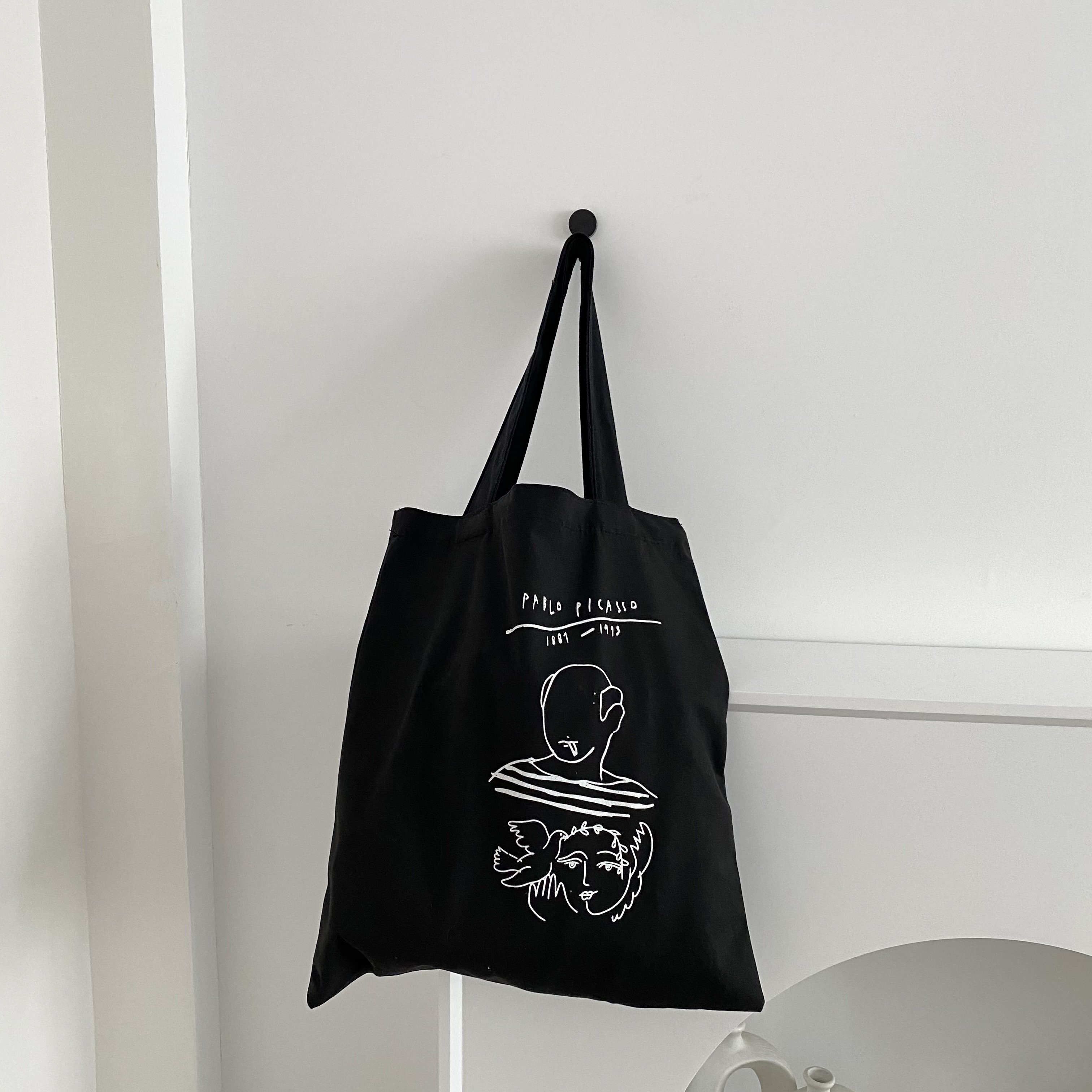 8oz Custom Logo Promotional Tote Shopping Canvas Organic Cotton Bags