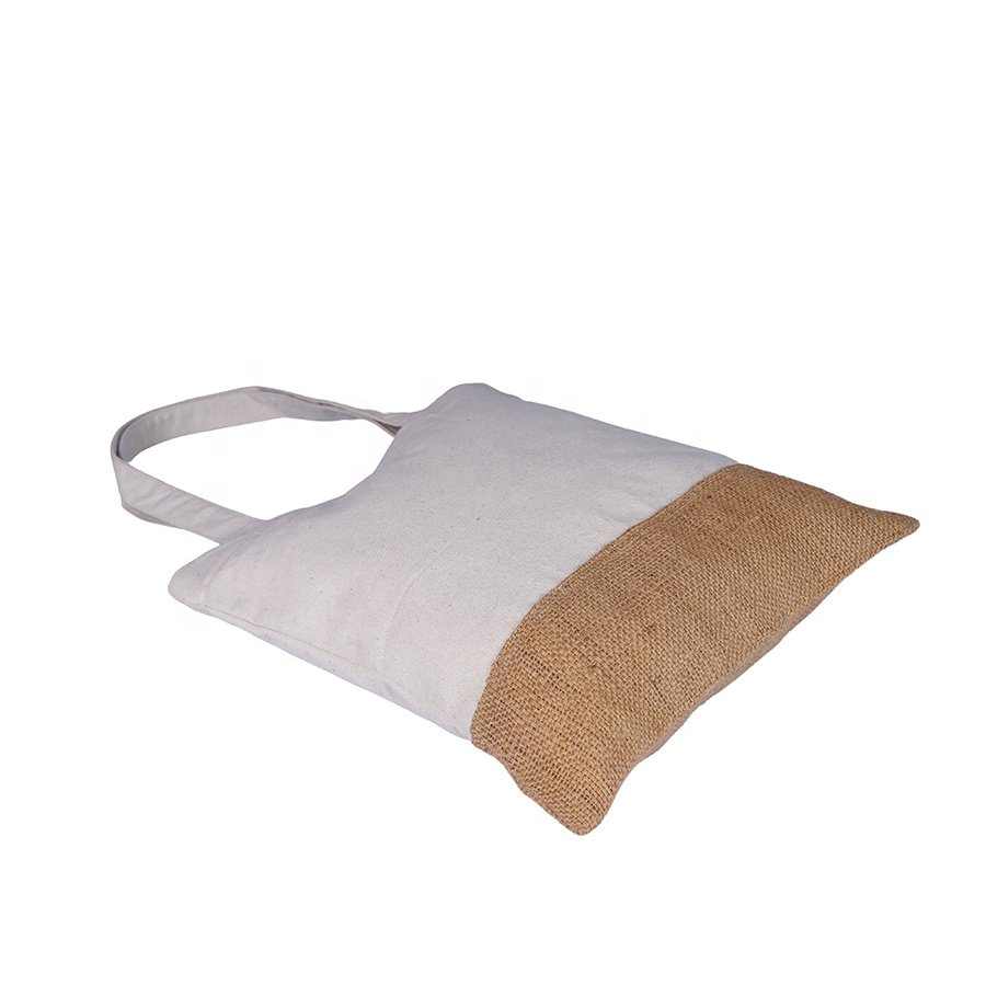 Wholesale Custom Printed Eco Cotton Grocery Tote Bag Portable Foldable Canvas Letter Pattern Reusable PP Shopping Tote NP