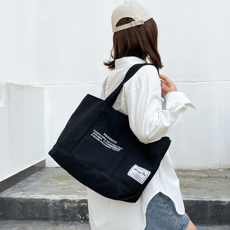 New Style Eco Friendly Shopping Bag Cotton Recycle Shopping Bags Canvas Tote Bag