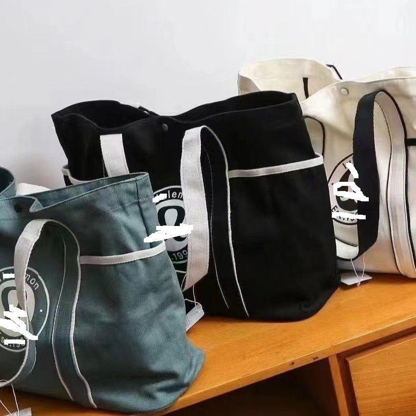 A53 2024 new trend Lu canvas large capacity Tote shopping bag Fashion shoulder bag travel bag