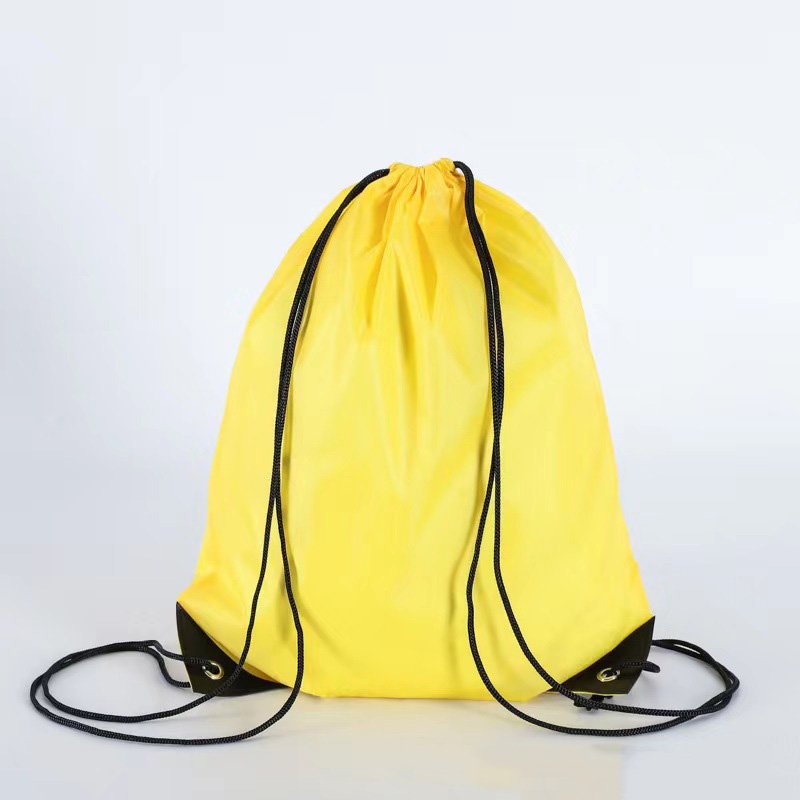 And Backpack Drawstring Bags Wholesale Customized Shop Gym Sport Logo Promotional Polyester Nylon Waterproof Bulk String Bag