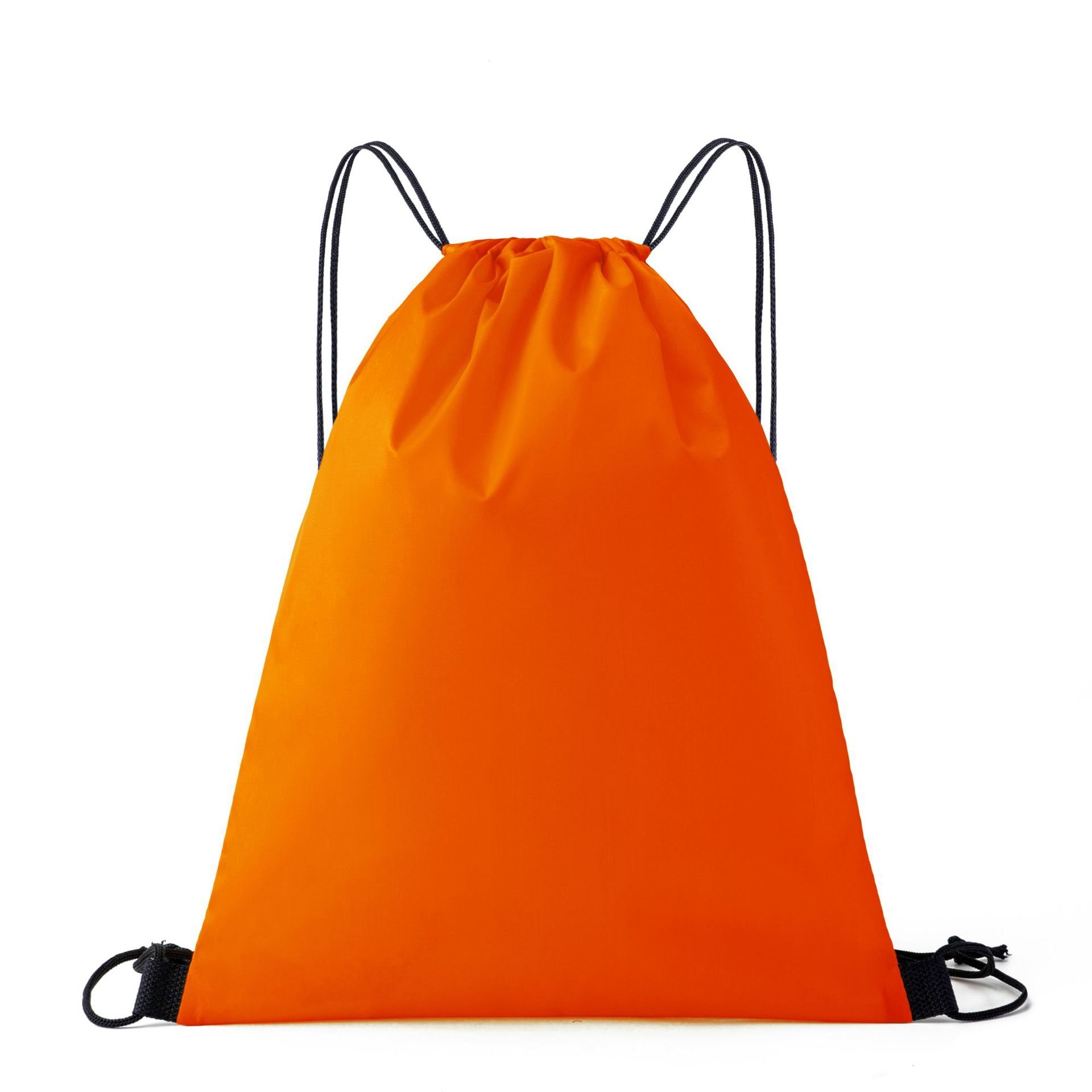 High Quality wholesale size 210D travel drawstring sport polyester foldable backpack Shoes shopping bags storage Clothes