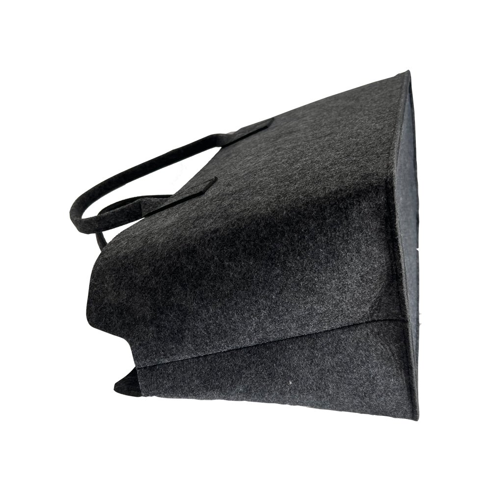Customized Foldable Large size Felt Shopping Bags made by Felt Fabric storage Travel Tote Bag