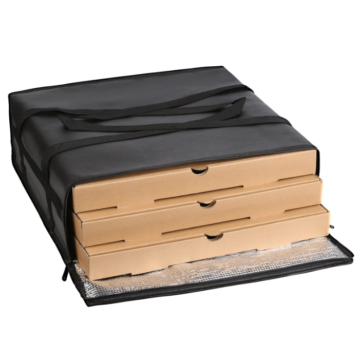 Large Insulated Pizza Delivery Bag 20 x 20 Inches for Food 50.8 x 50.8 cm Premium Shopping Bag