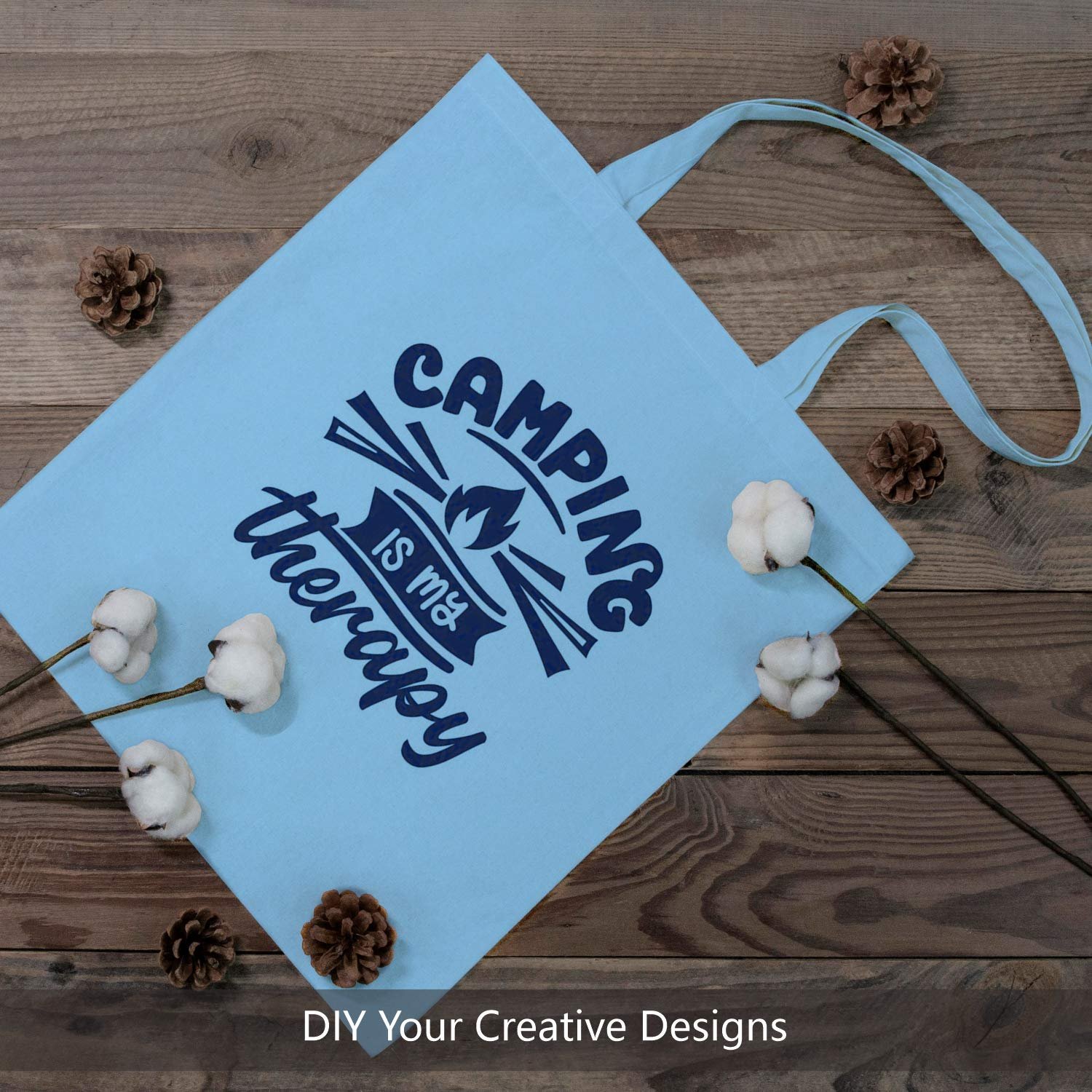 China Factory eco friendly Personalized Sky Blue Hot Selling Natural Cotton Bag Recycled Cotton Bag
