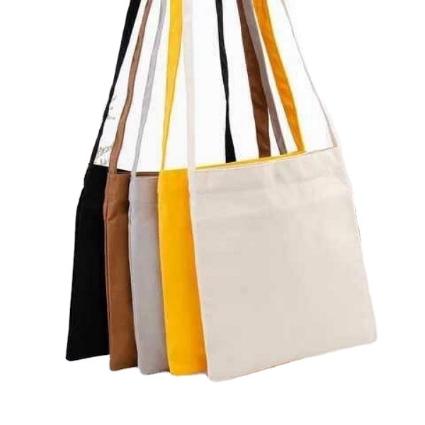 Durable Cotton Canvas Tote Bags Nice Easy Storage Foldable for Promotional Use