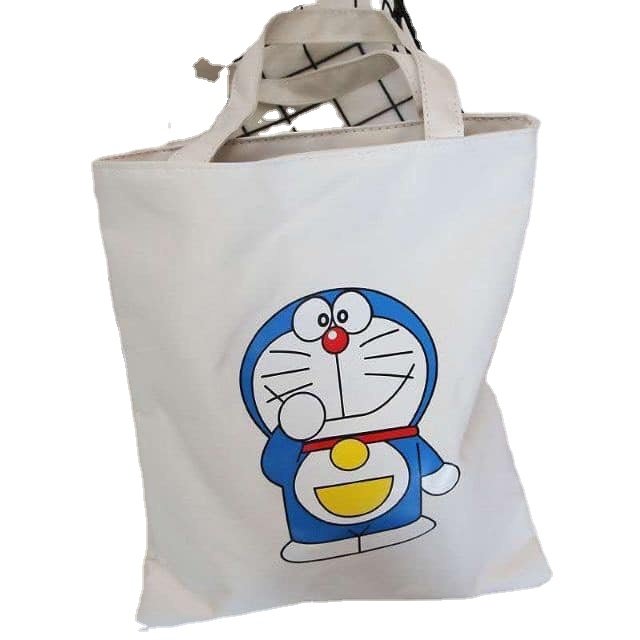 Durable Cotton Canvas Tote Bags Nice Easy Storage Foldable for Promotional Use