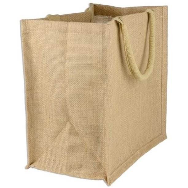 Eco Shopping Tote Bag Custom Logo Handbag Burlap Shopping Gunny Jute Bag