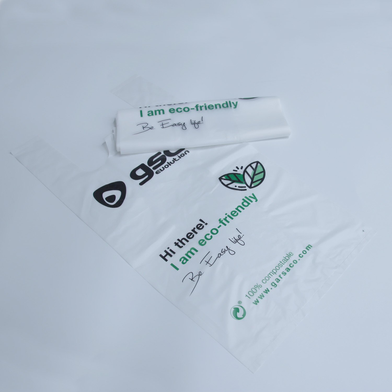 Food Packaging compostable bag T Shirt Supermarket Shopping Biodegradable Bag
