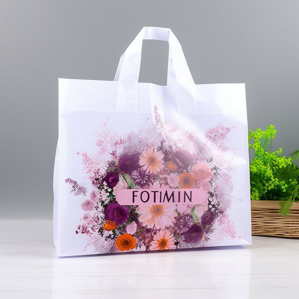 Free Sample Quality Assurance Eco Friendly Recycled Plastic Tote Shopping Bag