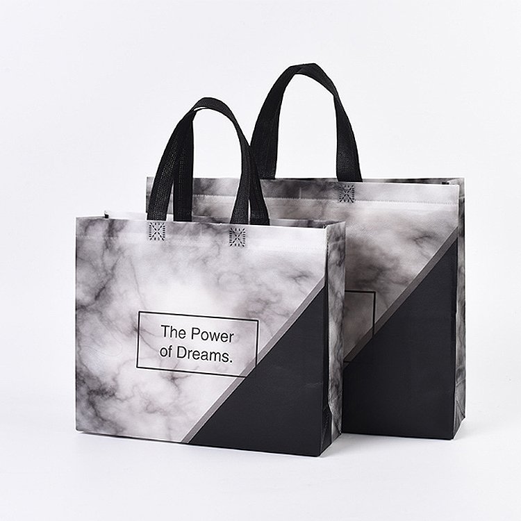 High quality custom logo grocery bag non woven eco bag nonwoven shopping bag