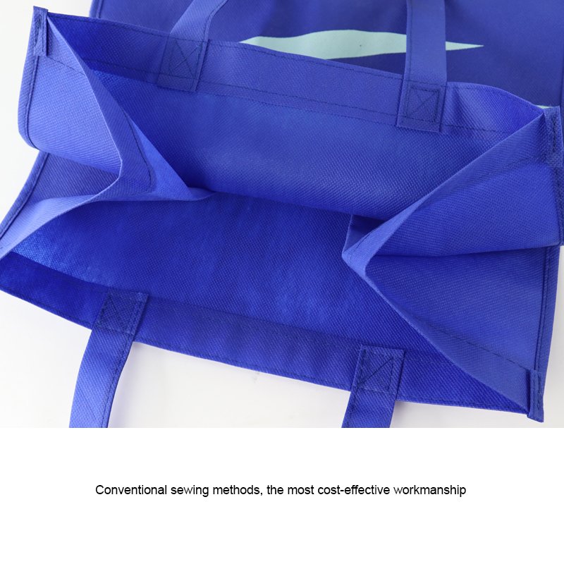 Custom Eco-Friendly Reusable Non-Woven Shopping Bag Supermarket Sewing Bag 4-8 Days Production Time for 1000 Pcs