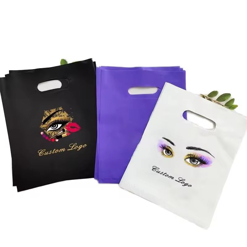 Custom Eco Friendly Biodegradable Plastic T-shirt bags With Logos Supermarket Plastic Custom Compostable Grocery shopping bag