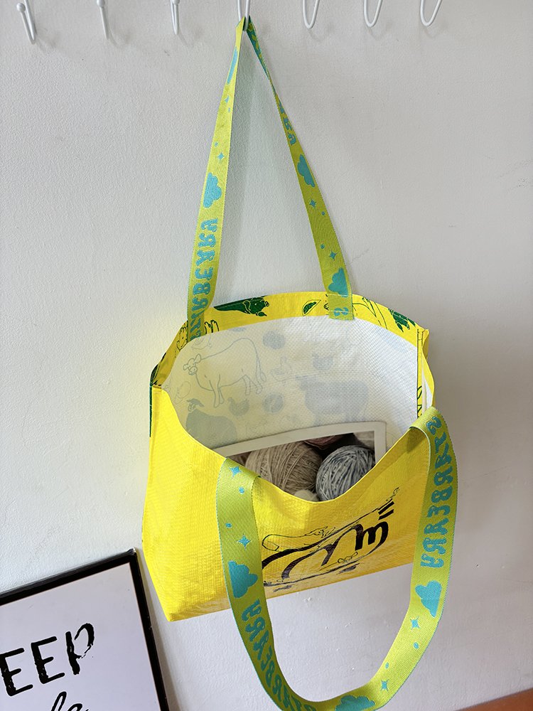 Hot Sale Custom Printed Recycle Reusable Pp Laminated Non Woven Tote Shopping Bags Fashion Woven Shopping Bag