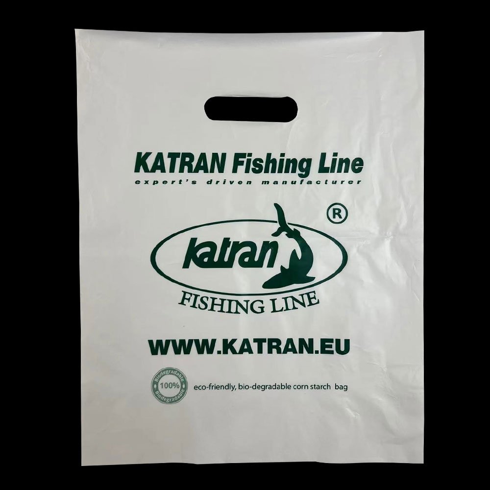 Custom printing heavy duty retail bolsas de plastico d2w bio degradable die cut large plastic shopping bags with own logo