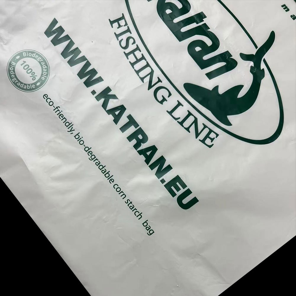 Custom printing heavy duty retail bolsas de plastico d2w bio degradable die cut large plastic shopping bags with own logo