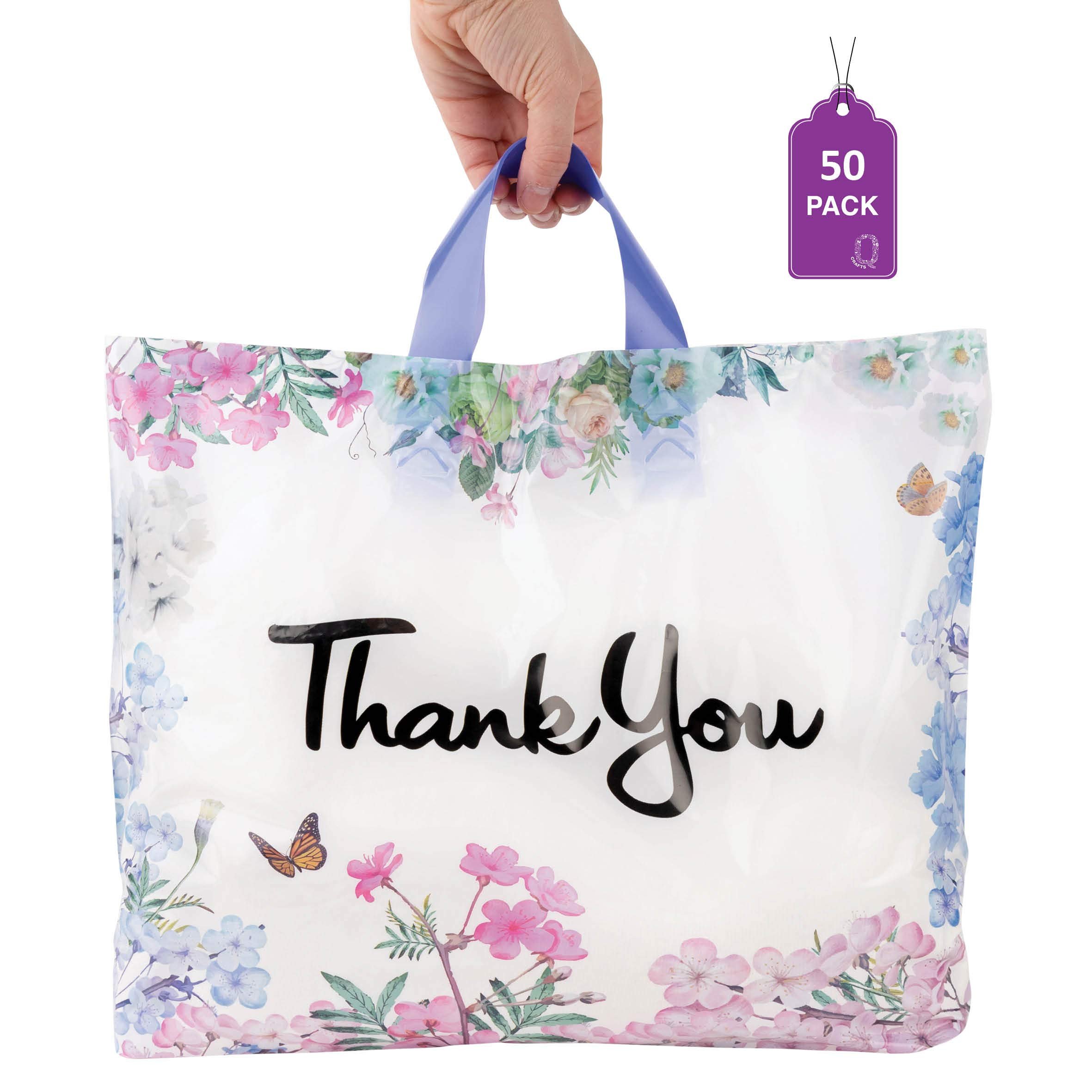 Eco-Friendly Custom Logo Design Printed LDPE White Clothes shoes Reusable Promotional Poly handle Recycle Plastic Shopping Bag
