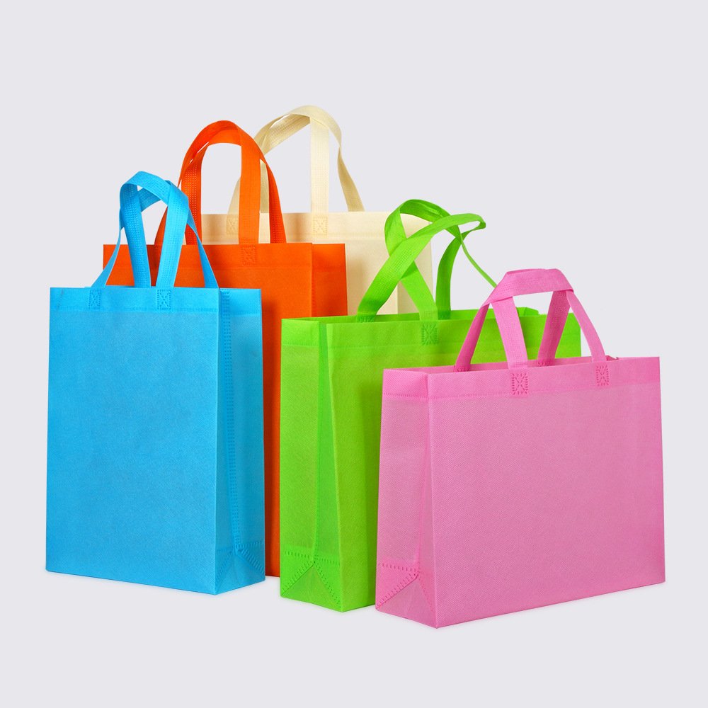 Factory Directly Selling Cheap Price Custom Pattern Non-Woven T-Shirt Bag Fabric Woven Folding Shopping Bag for Advertising