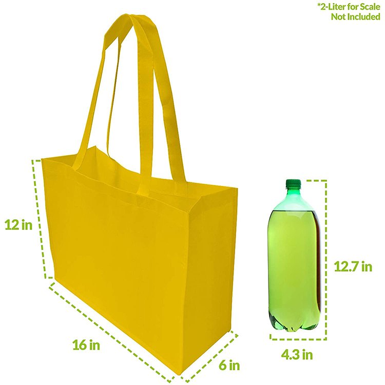 High quality eco friendly reusable non woven tote shopping bags