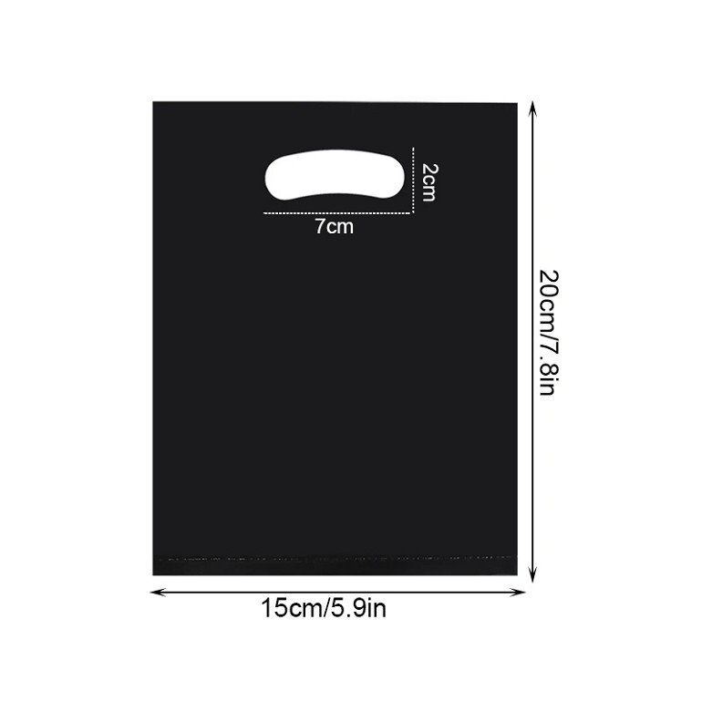 Custom Print Logo High Quality Plastic Shopping Bag Hdpe Plastic Packaging Die Cut Handle Carry Bag