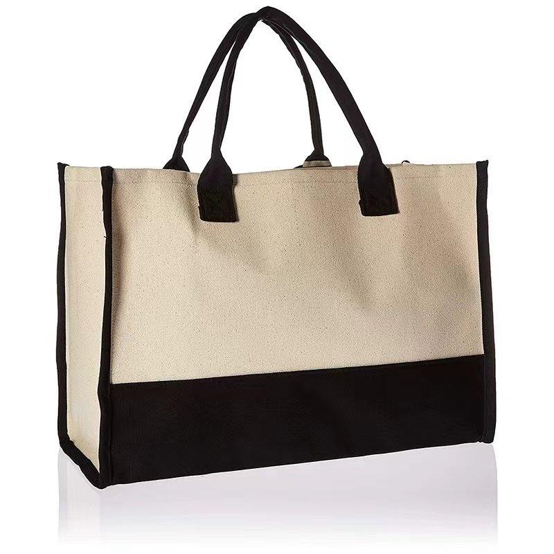 Wholesale Plain Custom Printed Letter Design Large Natural Eco Friendly Burlap Jute Shopping Tote Beach Bag With Logos