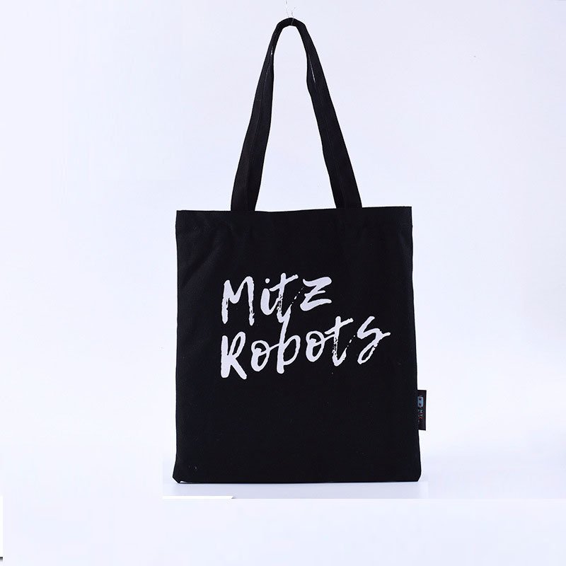 Hot Sale Eco Reusable Designer Cloth Canvas Cotton Shopping Tote Bags With Custom Logo Printed Reusable Shopping Bags