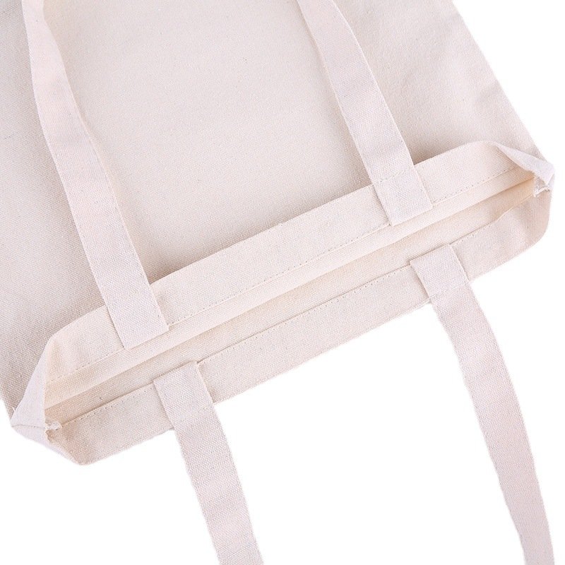 Hot Sale Eco Reusable Designer Cloth Canvas Cotton Shopping Tote Bags With Custom Logo Printed Reusable Shopping Bags